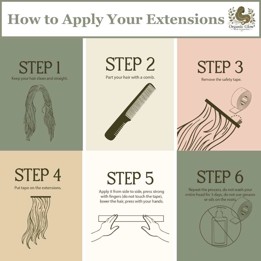 Home organic glow hair 2